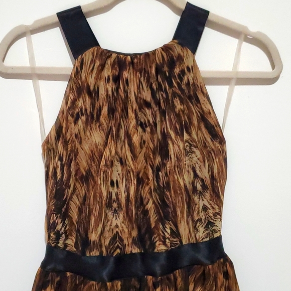 City Goddess Animal Print Long Dress - Picture 2 of 5